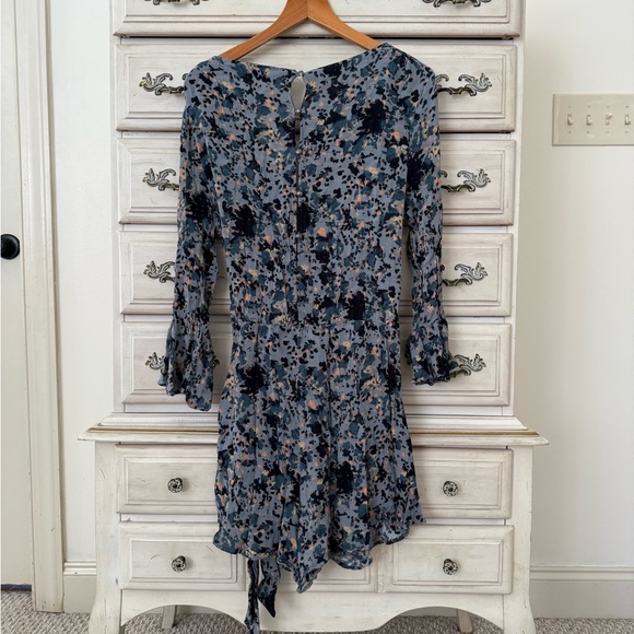 Free People All the Right Ruffles Forest Fairy Romper - Picture 4 of 6